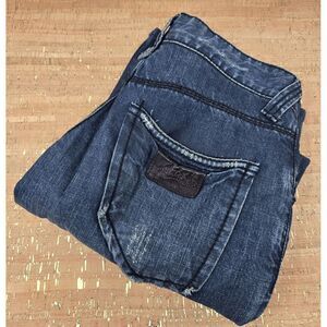 Stitch's‎ Dakota Jeans Mens 29 x 31 Dark Wash Pants Button Fly Selvedge Denim